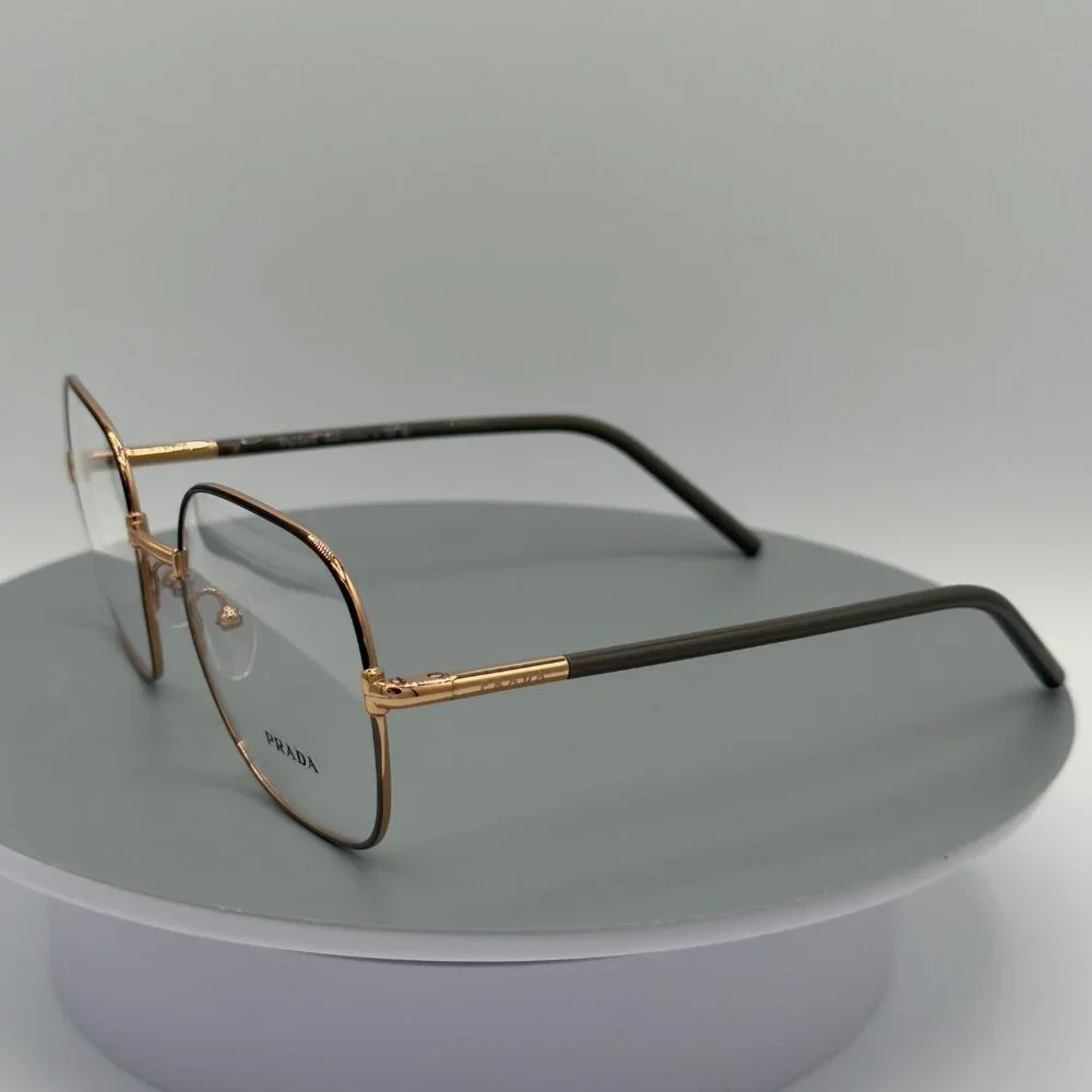 PRADA PR 56WV 02H1O1 Eyeglasses Frames Brown Beige 54-19-140
